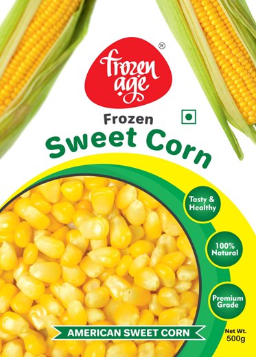 Frozen sweet corn product
