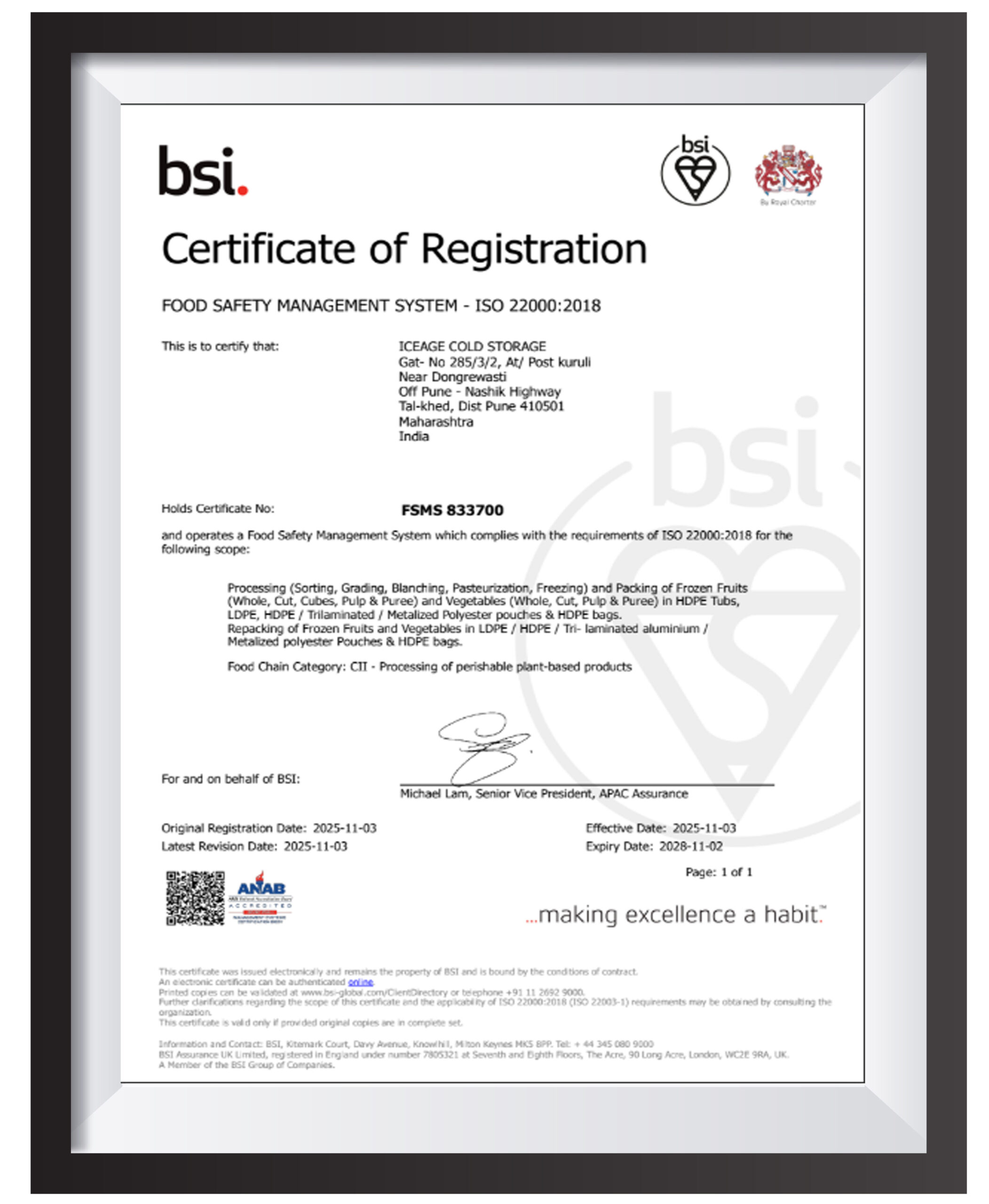 Realistic picture frame isolated on white background. Perfect for your presentations. Vector illustration